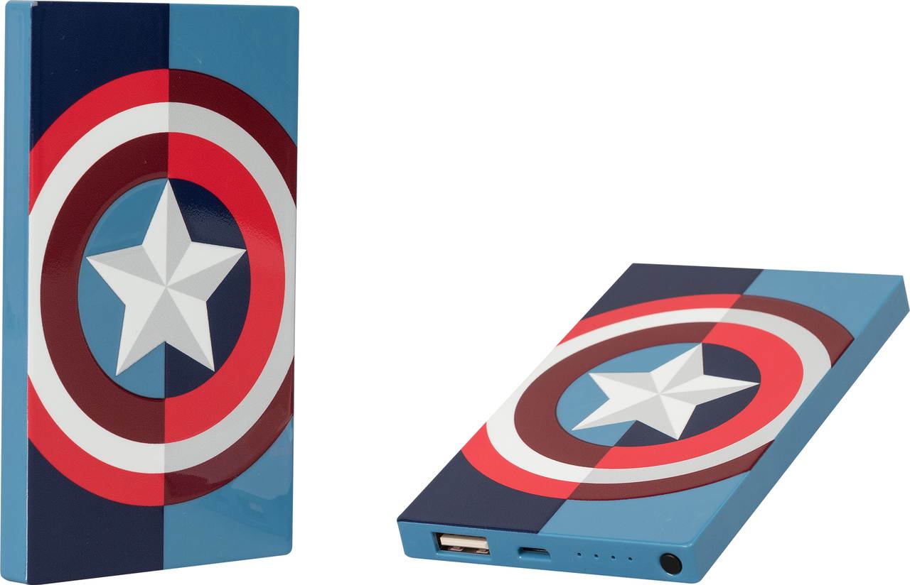 4000mah marvel captain america power bank