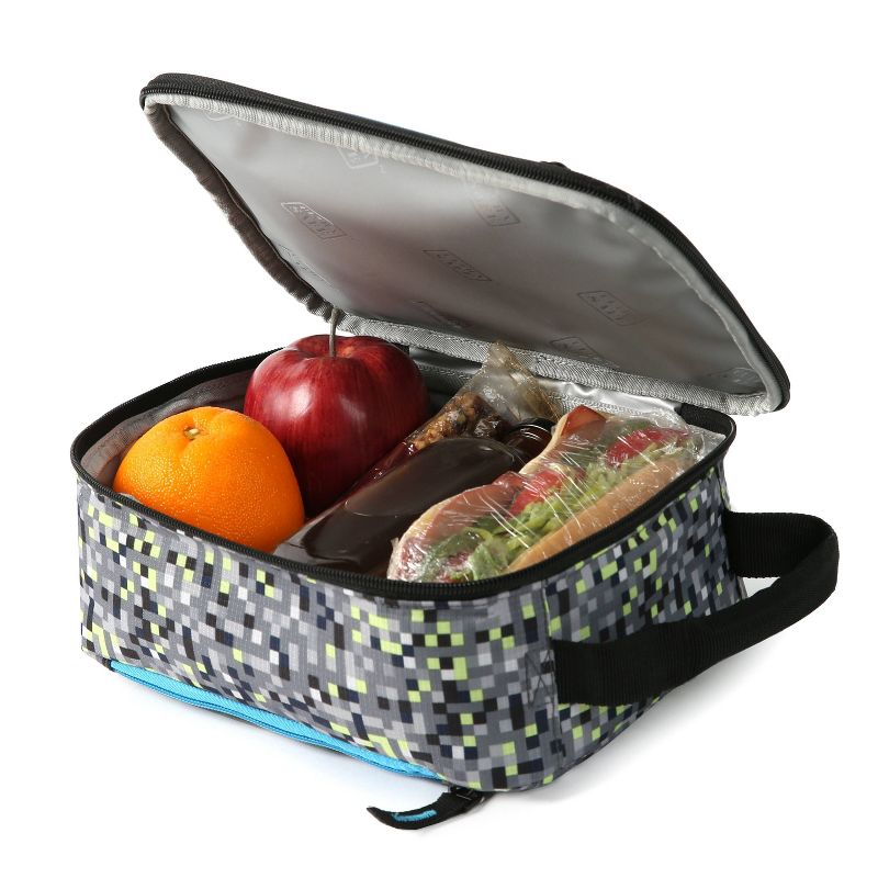 Arctic Zone Kids' Ice Walls Upright Lunch Box Set - Pixels