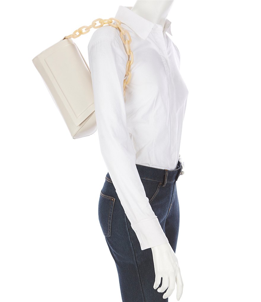 House of Want How We Fashion Vegan Leather Chain Strap Shoulder Bag