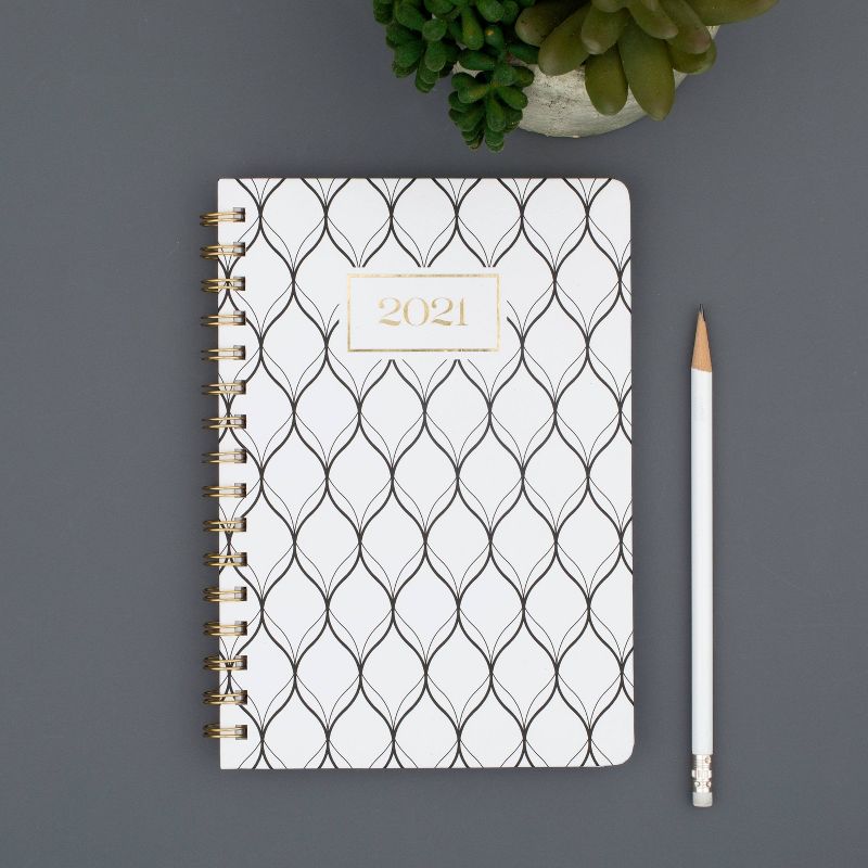 2021 Planner 5.875" x 8.5" Brooklyn Hardcover Lines - Cambridge