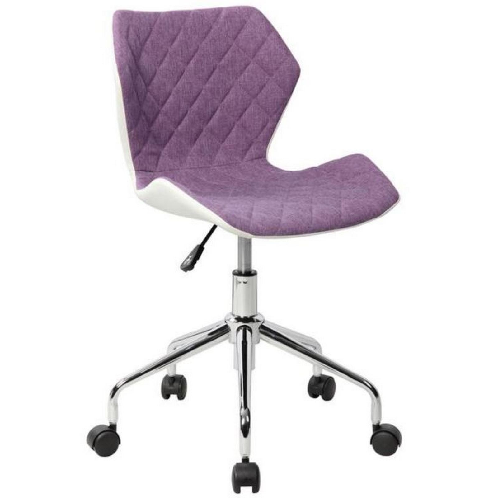 Urban Designs Modern Height Adjustable Office Task Chair - Purple