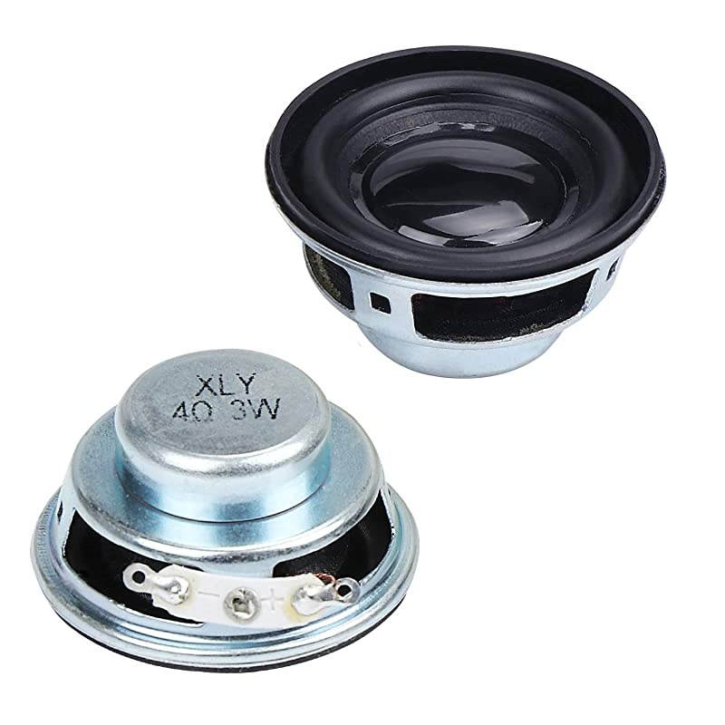 6PCS 40mm 4Ohm 3W Full Range Audio Speaker Stereo Woofer Loudspeaker for DIY Desktop Speaker
