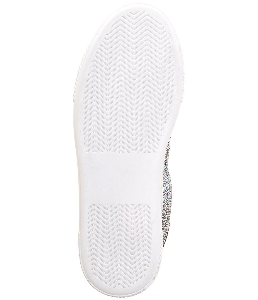 Blue by Betsey Johnson Sidny Rhinestone Embellished Platform Lace-Up Sneakers