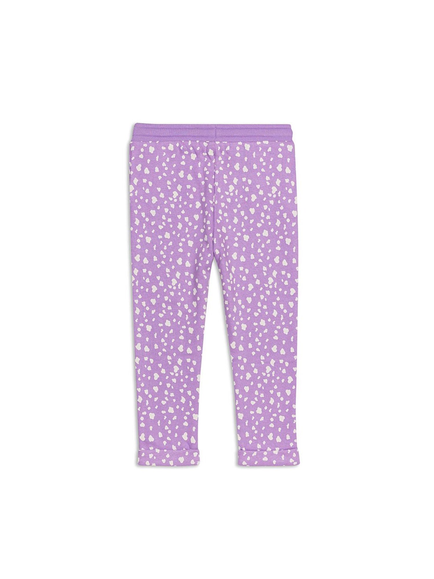 H by Hamleys Infants Girls Purple Printed Joggers