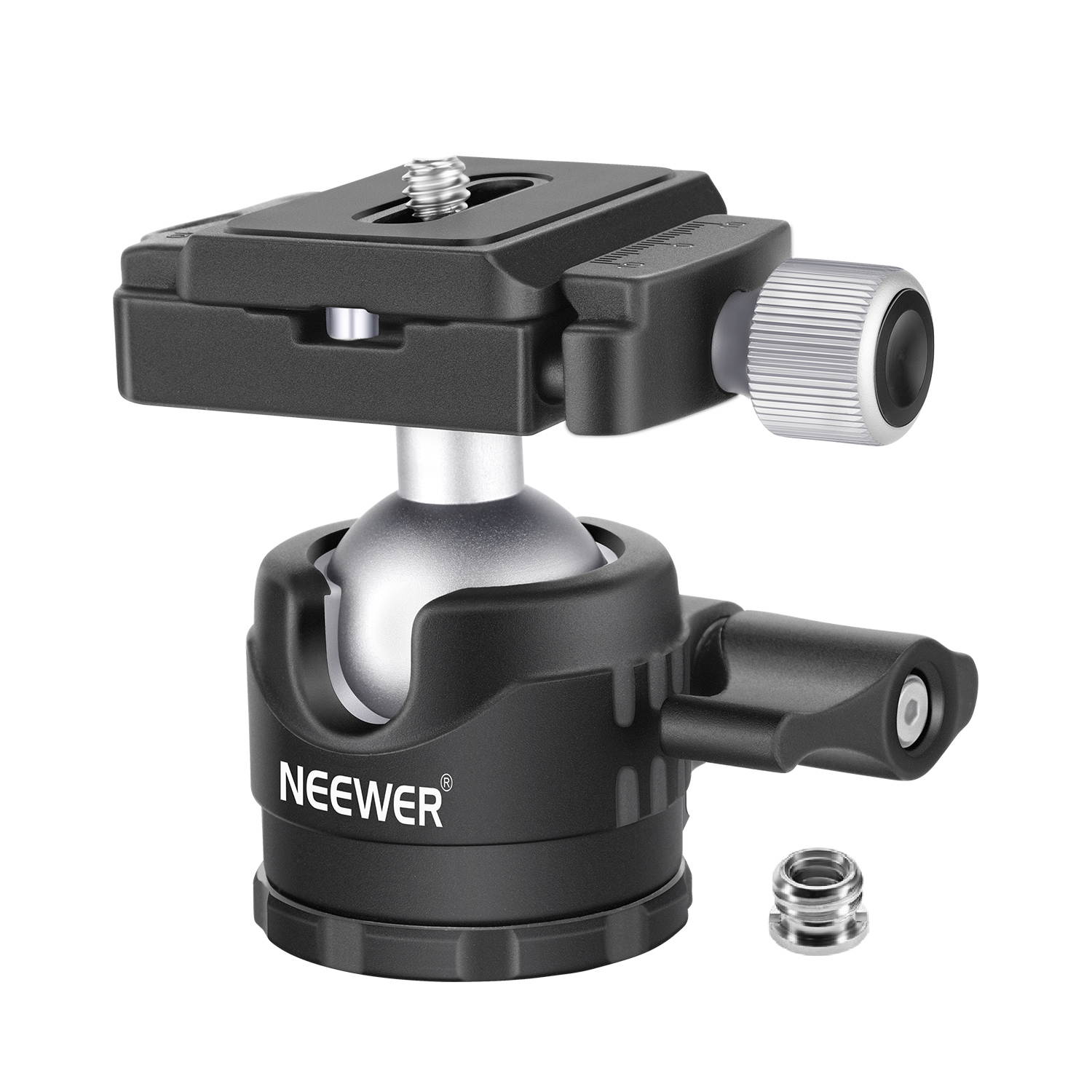 Neewer Low-Profile Ball Head 360 Degree Rotatable Tripod Head for DSLR Cameras Tripods Monopods