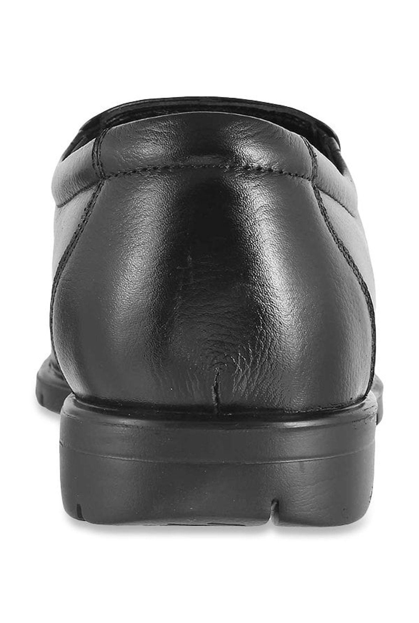 Da Vinchi by Metro Men's Black Formal Slip-Ons