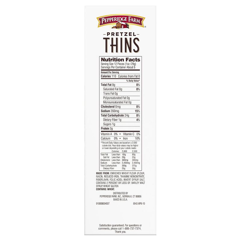 Pepperidge Farm Pretzel Thins 6oz
