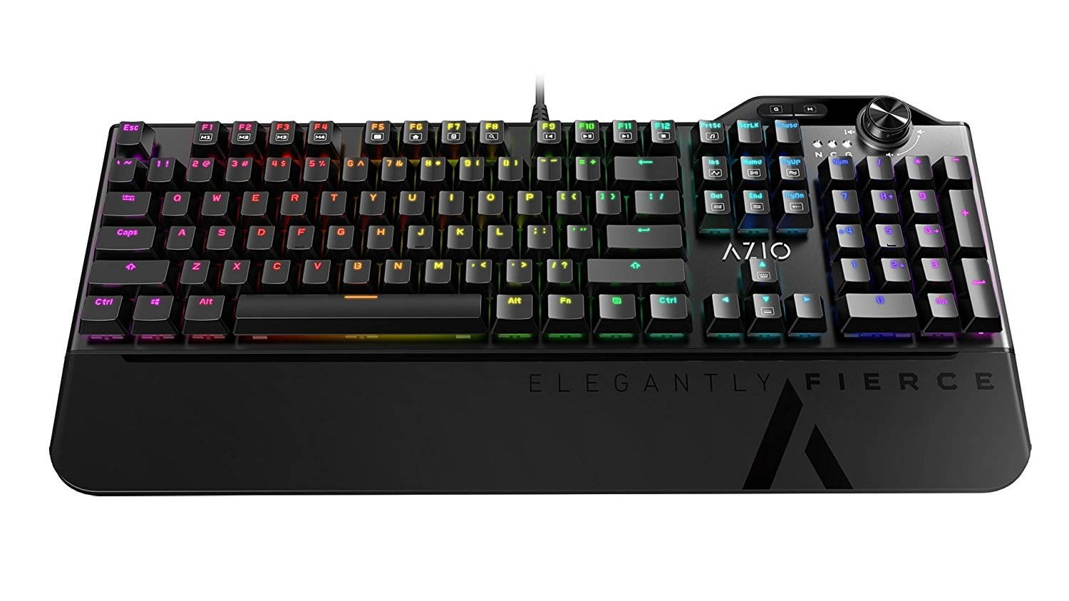Azio MGK L80 Mechanical Gaming Keyboard (Brown K-Switch/RGB Backlight) MGK-L80-01