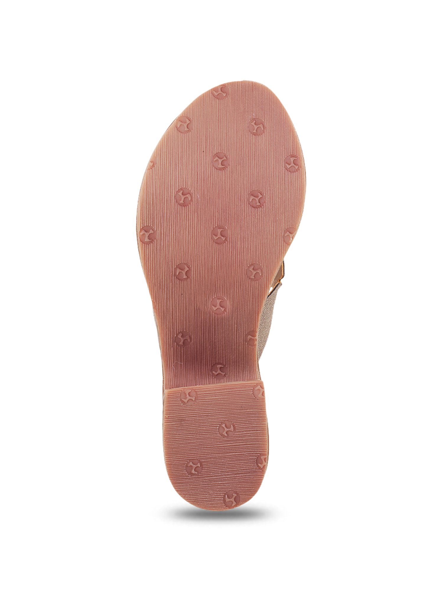 Mochi Women's Antic Gold Thong Sandals