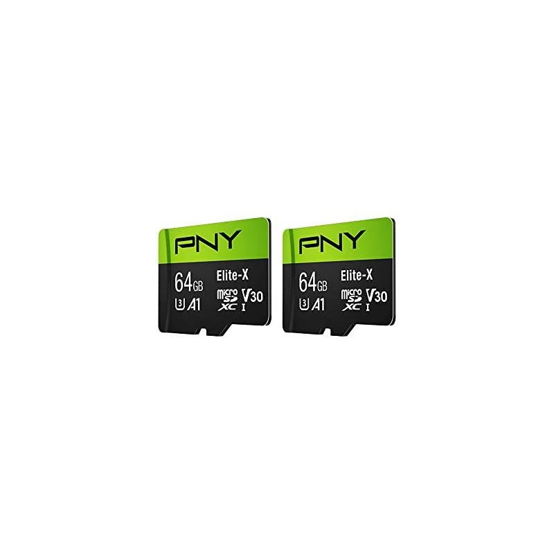 64GB EliteX Class 10 U3 V30 microSDXC Flash Memory Card 2Pack