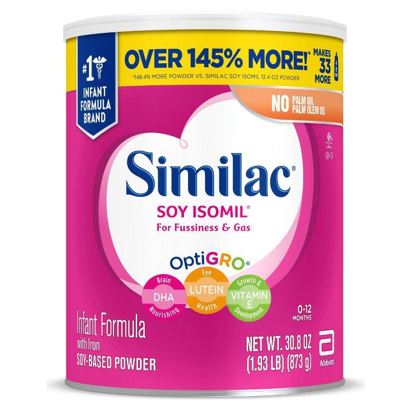 Similac Soy Isomil Infant Formula Powder with Iron - 30.8oz