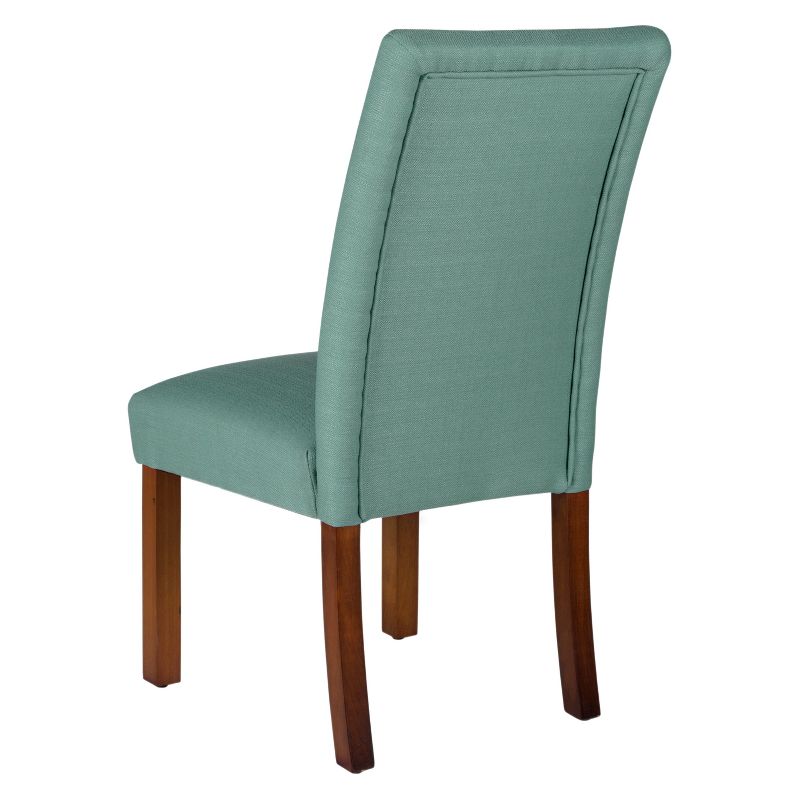 Set of 2 Kristin Tufted Dining Chair Aqua Textured - HomePop