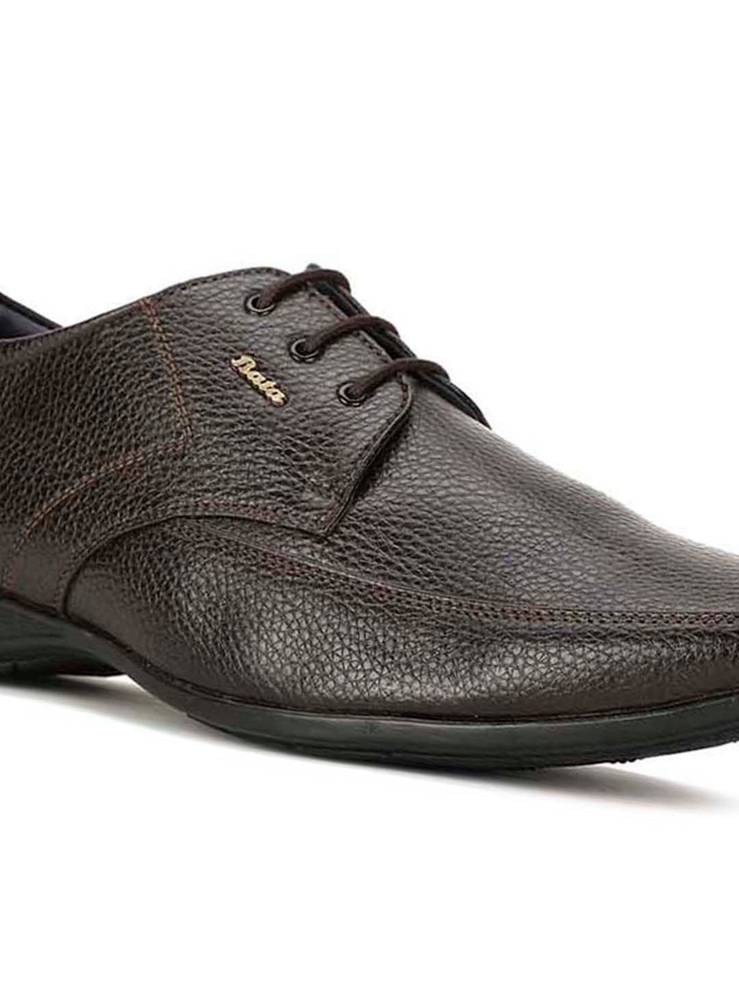 Bata Men's JACK E Brown Derby Shoes