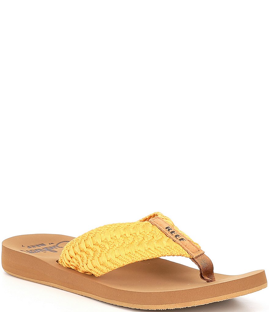 Reef Cushion Threads Woven Flip Flops