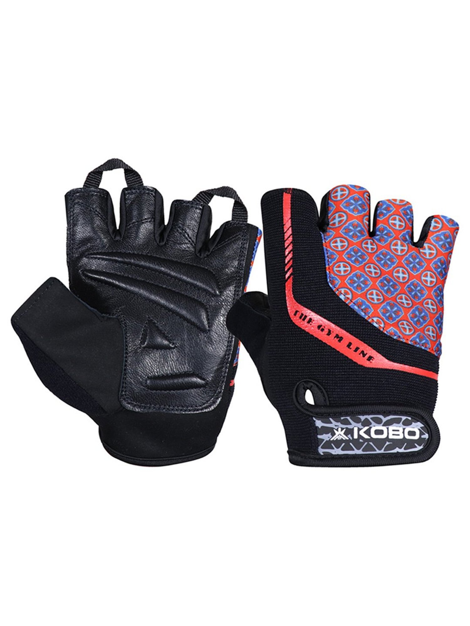 Kobo Weight Lifting Gym Gloves (Black) Size - L