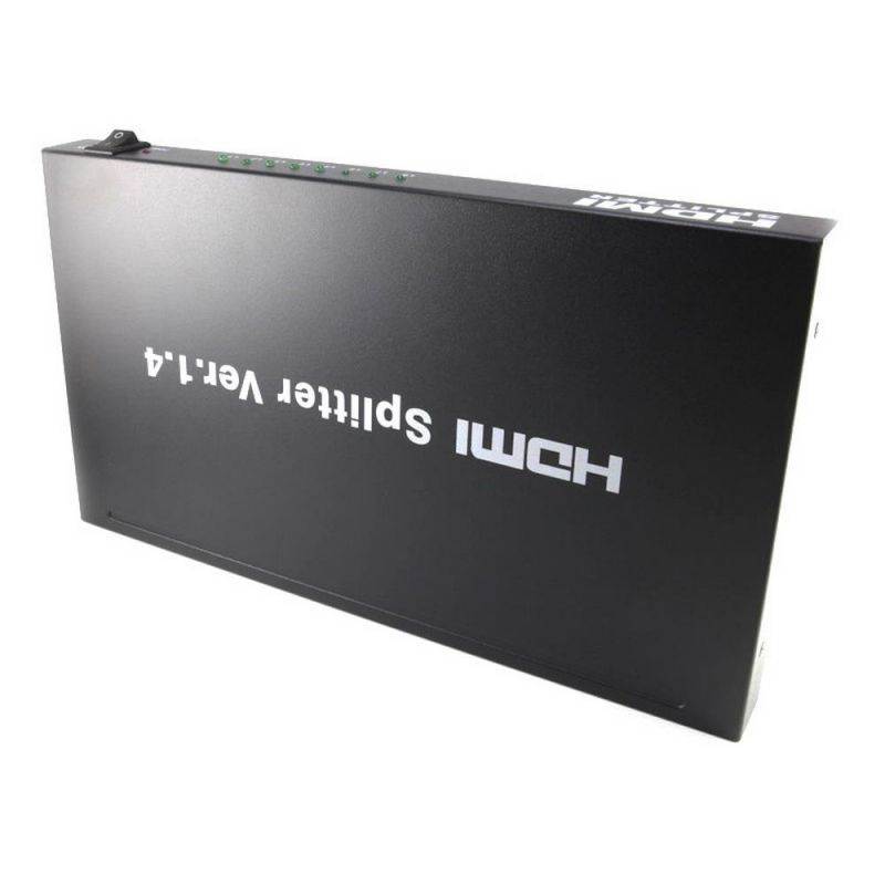 axGear HDMI Splitter 8 Port 1 In 8 Out Audio Video Mirror Screen 1 to 8 HD 4K