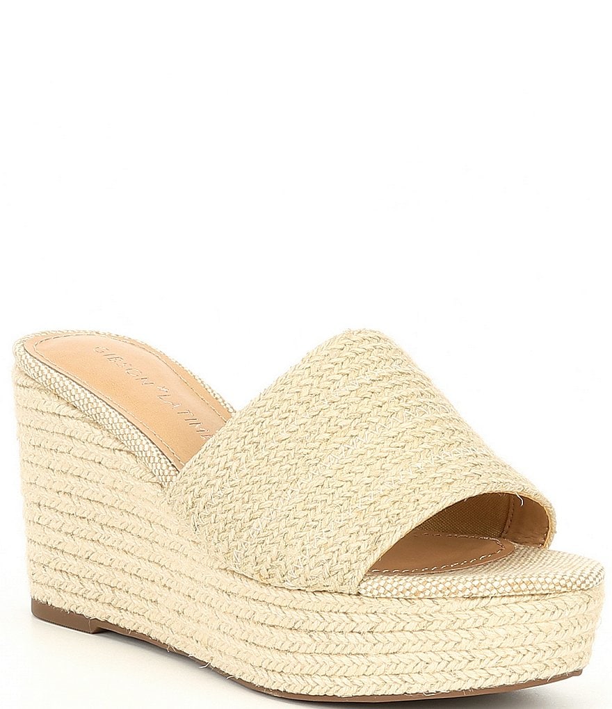 Gibson & Latimer Nikki Jute Platform Espadrilles