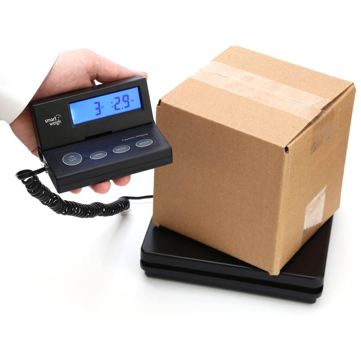 Smart Weigh Digital Shipping Postal Scale (110lb.) with Extendable Cord