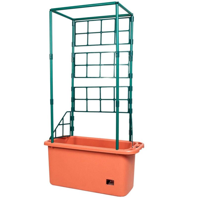 Hydrofarm GCTR 10 Gal Tomato Trellis Self Watering Garden Grow System (4 Pack)