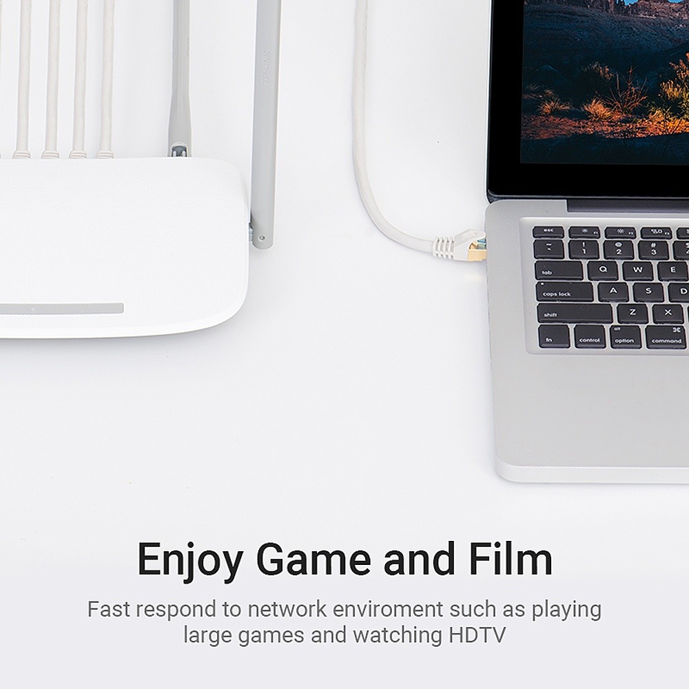 Vention Cat.7 10Gbps Network Cable RJ45 Dual Shielded SSTP Patch Cable Wire 10m