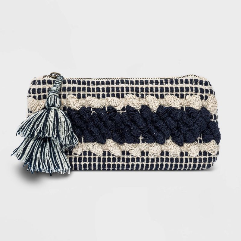 Striped Zip Closure Clutch - Universal Thread™