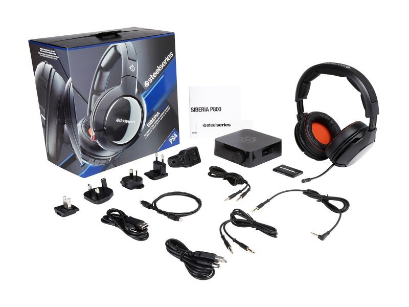 SteelSeries Siberia P800 Wireless Gaming Headset with Dolby 7.1 Surround Sound for PlayStation 4, Playstation 3