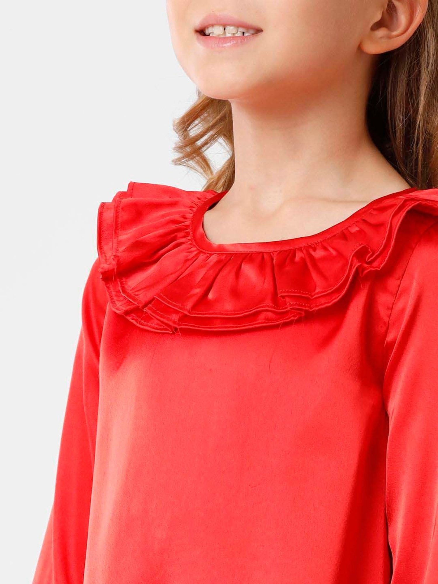 Kate & Oscar Kids Red Regular Fit Dress