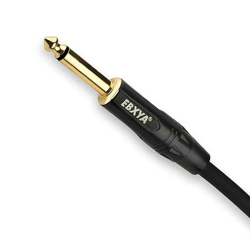 1/4" TS to XLR Female Cable 6 Ft 2 Packs- Microphone to Guitar Mono Unbalanced Cable