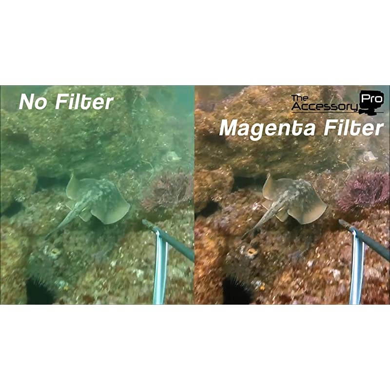 Polarizer and Underwater Dive Filters Compatible with All GoPro Hero4 Hero3+ Hero3 Cameras - 3 Pack