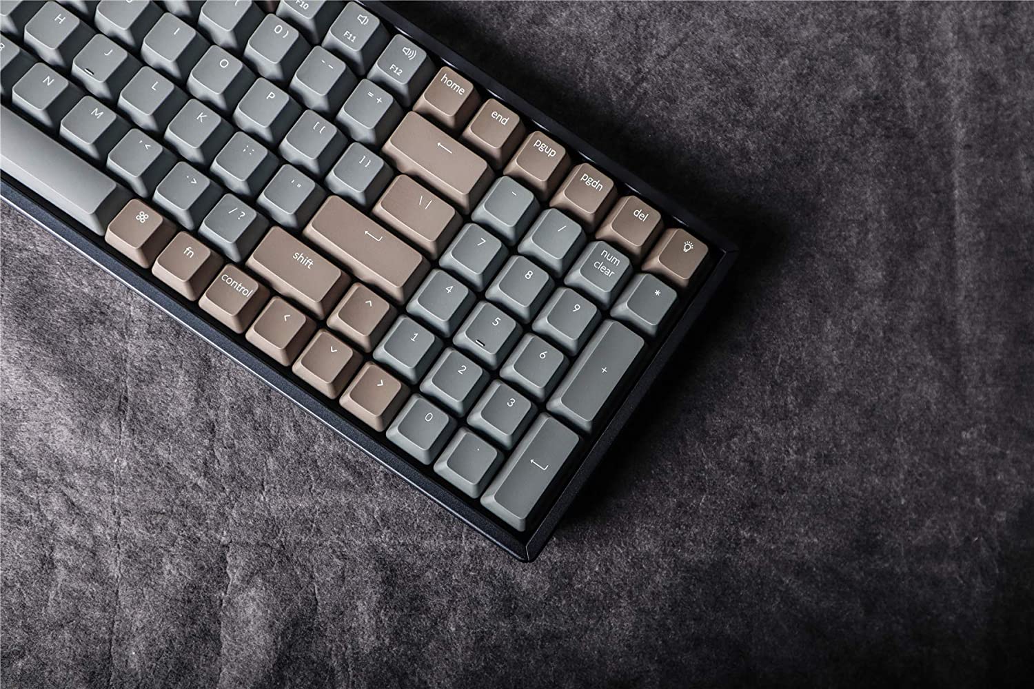 Keychron K4 Wireless Bluetooth/USB Wired Gaming Mechanical Keyboard, Compact 100 Keys RGB LED Backlit Gateron Red Switch N-Key Rollover, Aluminum Frame for Mac Windows