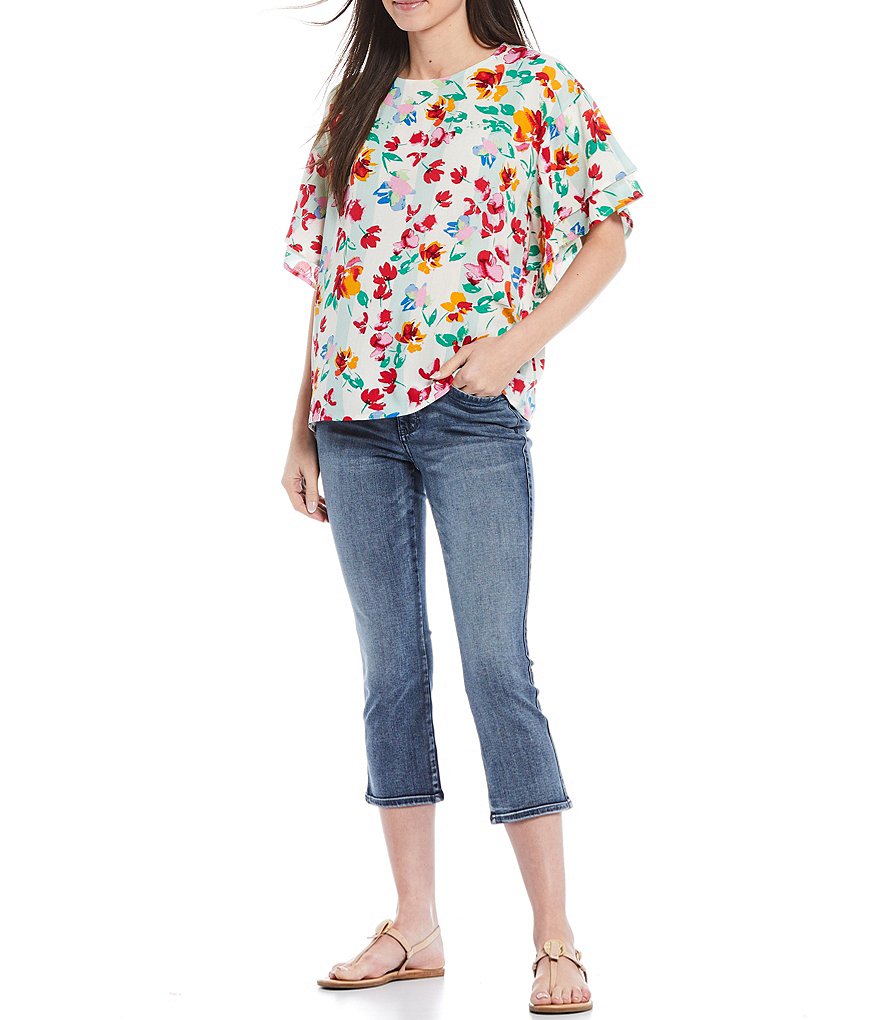 NYDJ Ami Skinny High-Rise Hollywood Waist Capri Jeans