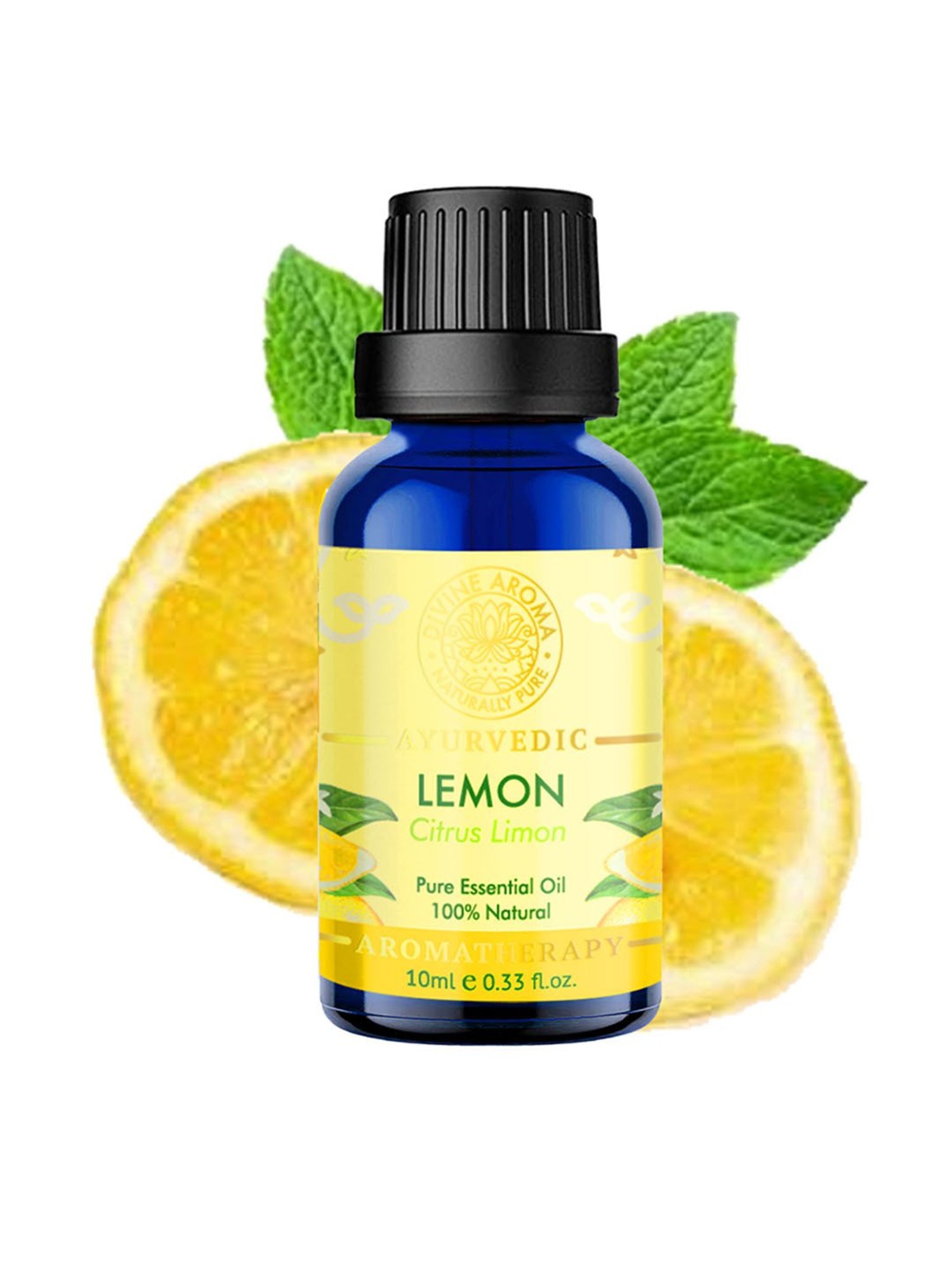 Divine Aroma Lemon Essential Oil - 10 ml