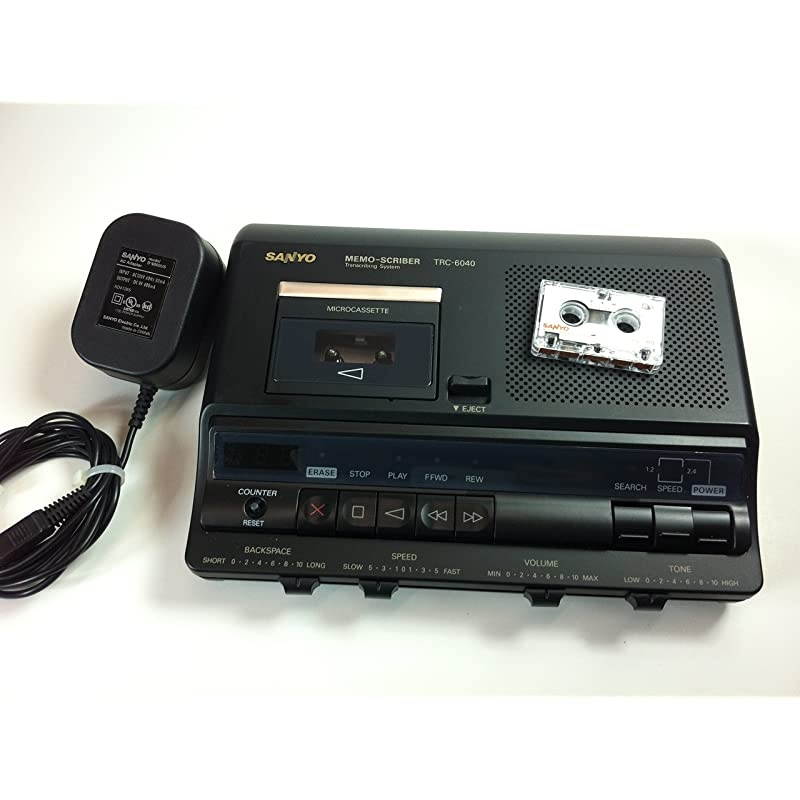 TRC-6040 - Microcassette Transcriber - Black