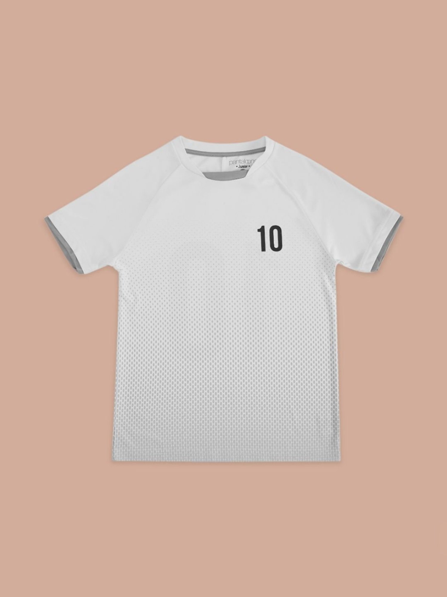 Pantaloons Junior Boys White Cotton Printed T-Shirt