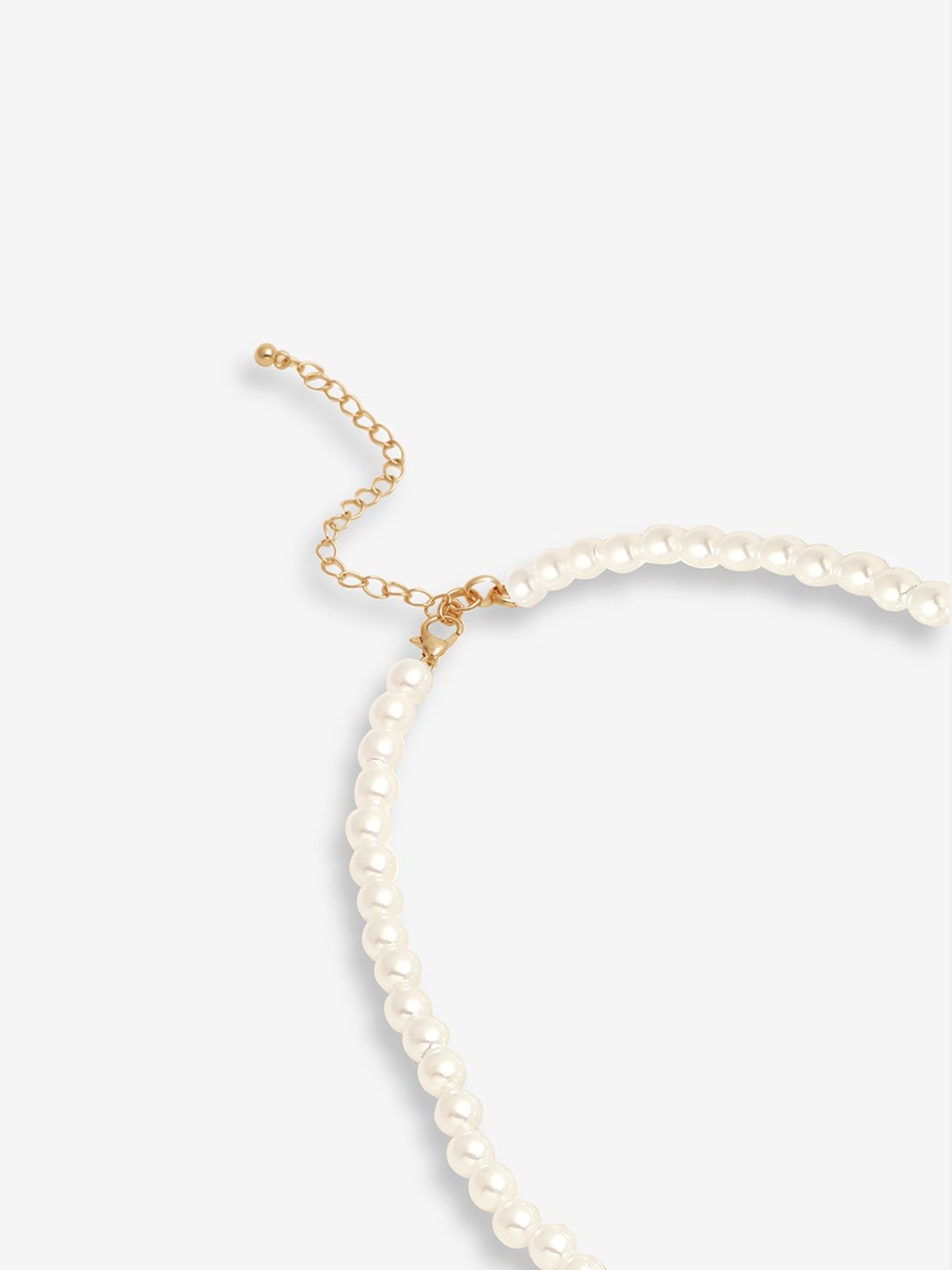 SOHI Gold Plated Party Pearls Choker Necklace For Women