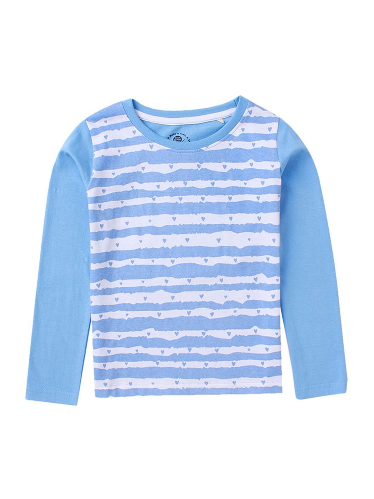 Cub McPaws Kids Multicolor Cotton Printed Full Sleeves T-Shirt (Pack of 3)