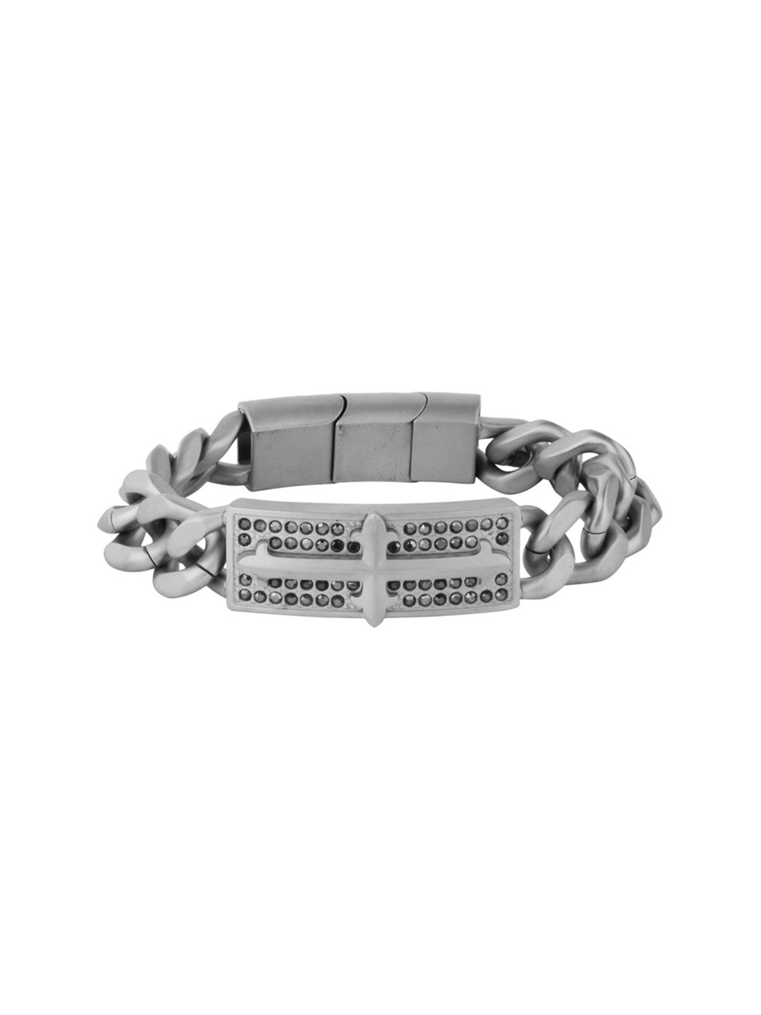 Police Silver-Plated Classic Bracelet for Men