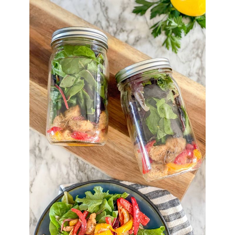 Ball 32oz Glass Mason Jar with Lid and Band - Regular Mouth