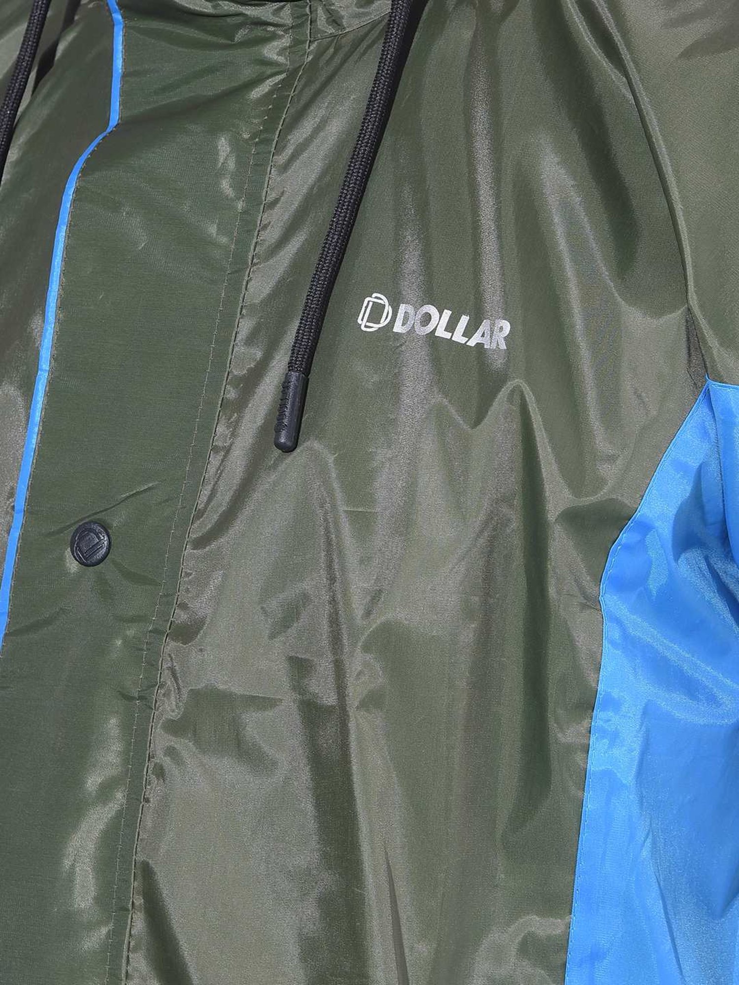 Dollar Green Regular Fit Colour Block Raincoat Set