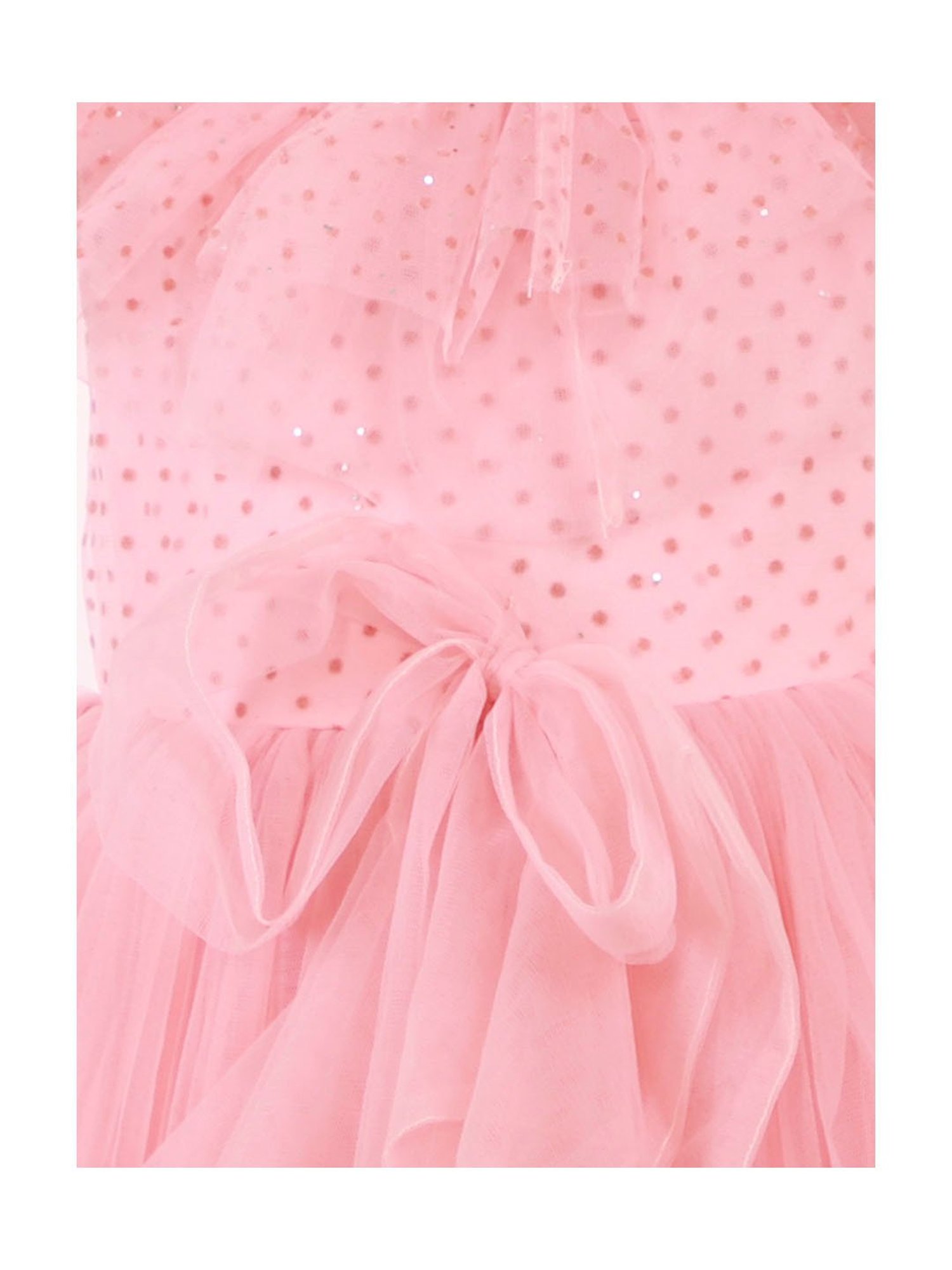 Lil Drama Kids Pink Embellished Dress