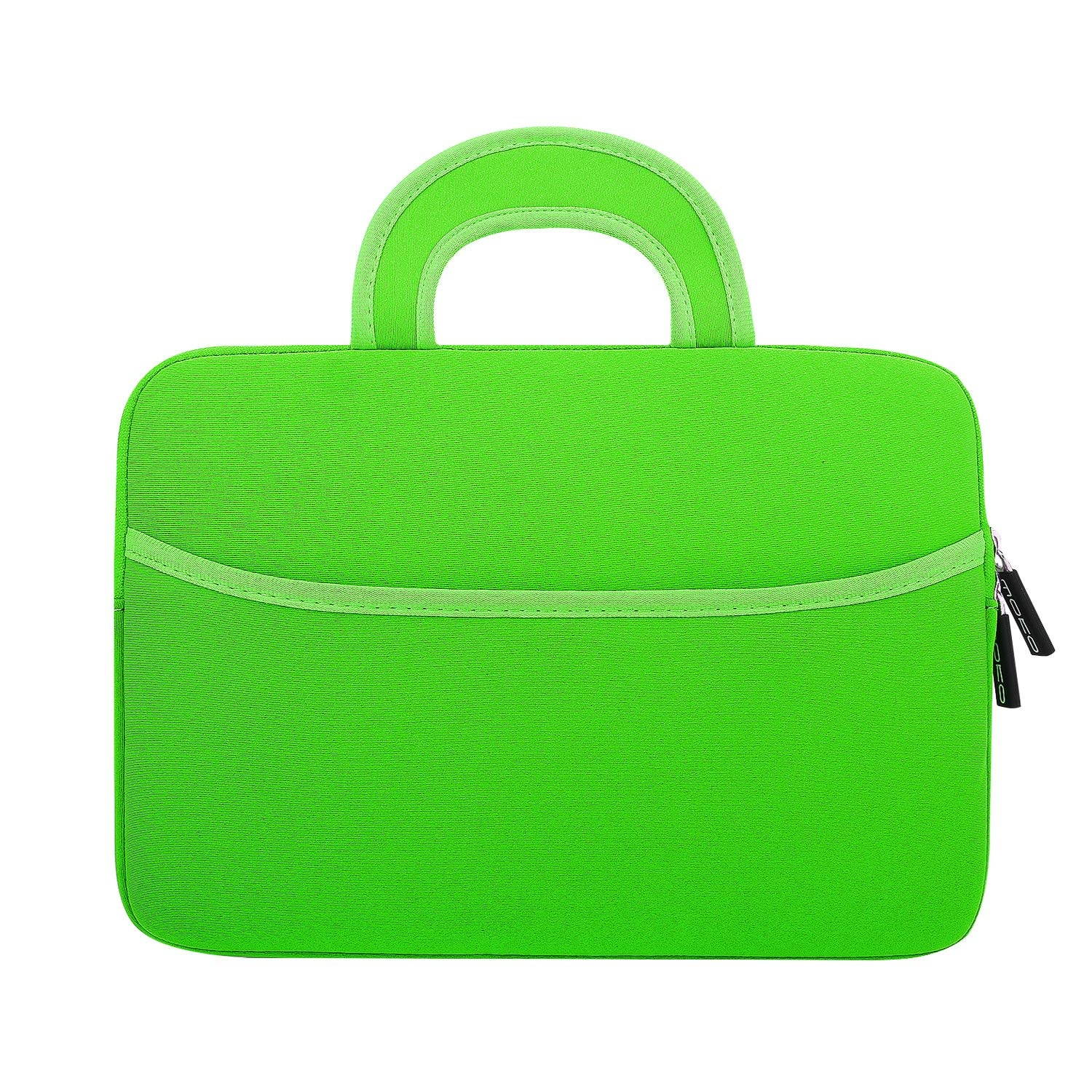 MoKo 7-8 Inch Kids Tablet Sleeve, Portable Neoprene Carrying Case Bag Fits Fire HD 8 Kids Edition 2018, Fire 7 Kids Edition, Fire HD 8 Plus/Fire HD 8 2020, Fire 7, Kindle E-Reader, Dinosaur Green