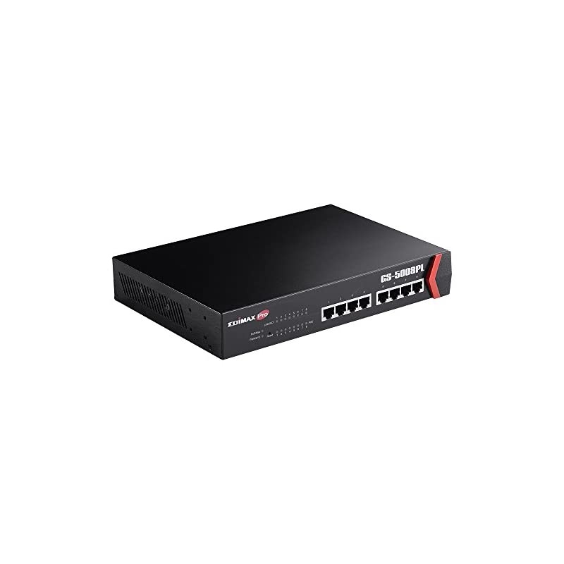 Long Range 8 Port PoE+ Gigabit Switch, Supports Long Range Upto 200M, Port-Base VLAN, QoS, Auto-detect PD, Total 130W (GS-1008P V2)