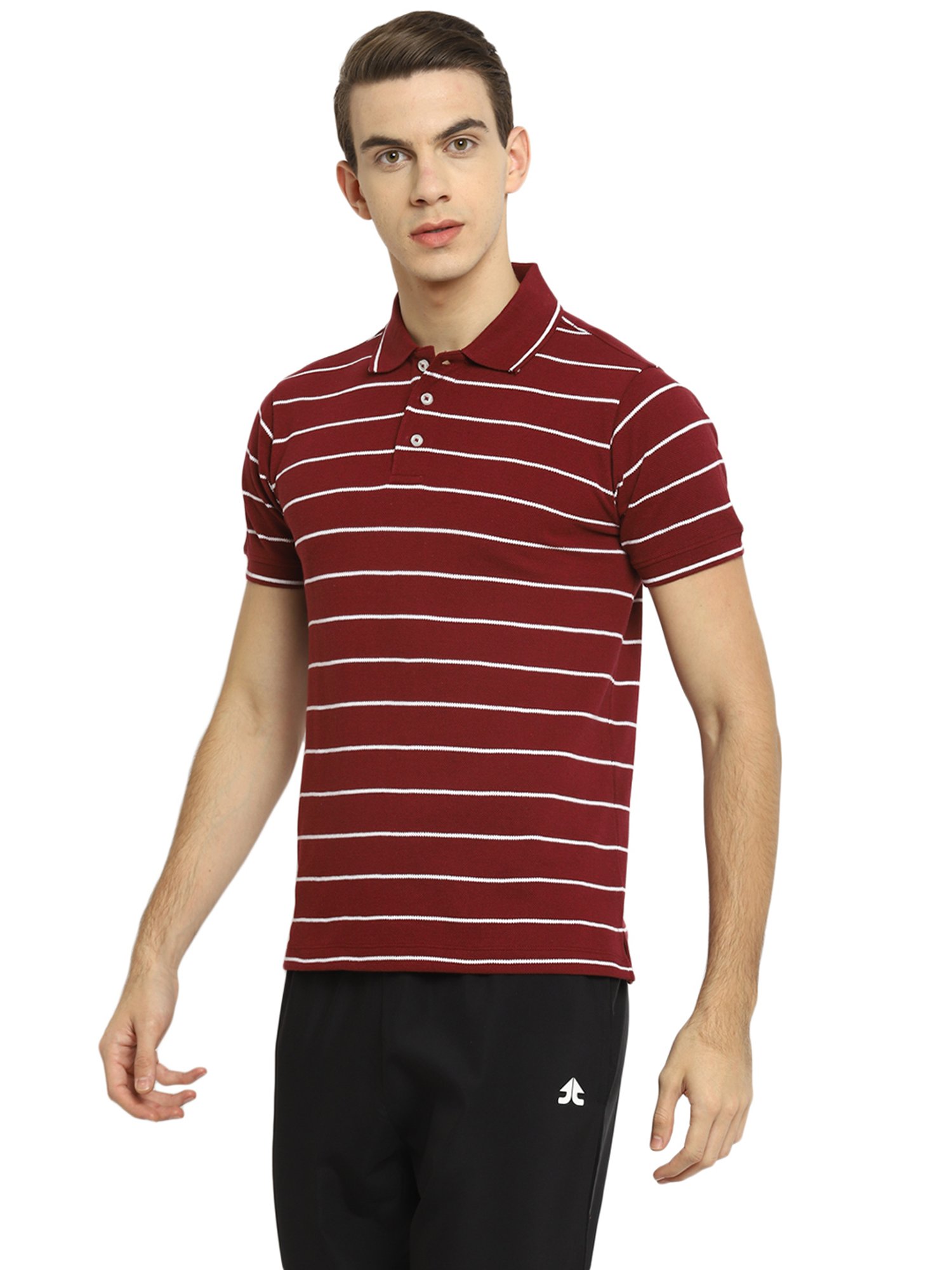 OFF LIMITS Maroon Polo T-Shirt