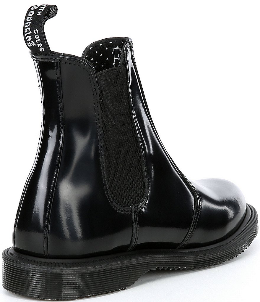 Dr. Martens Women's Flora Polished Leather Chelsea Boots