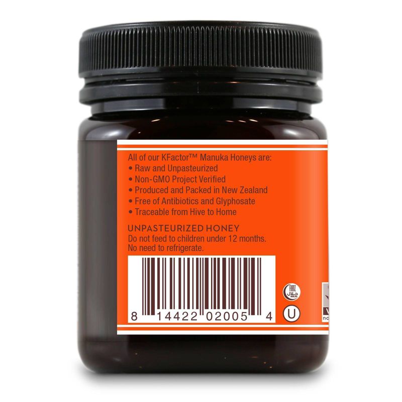 Wedderspoon Raw Monofloral Manuka Honey KFactor 16 - 8.8oz
