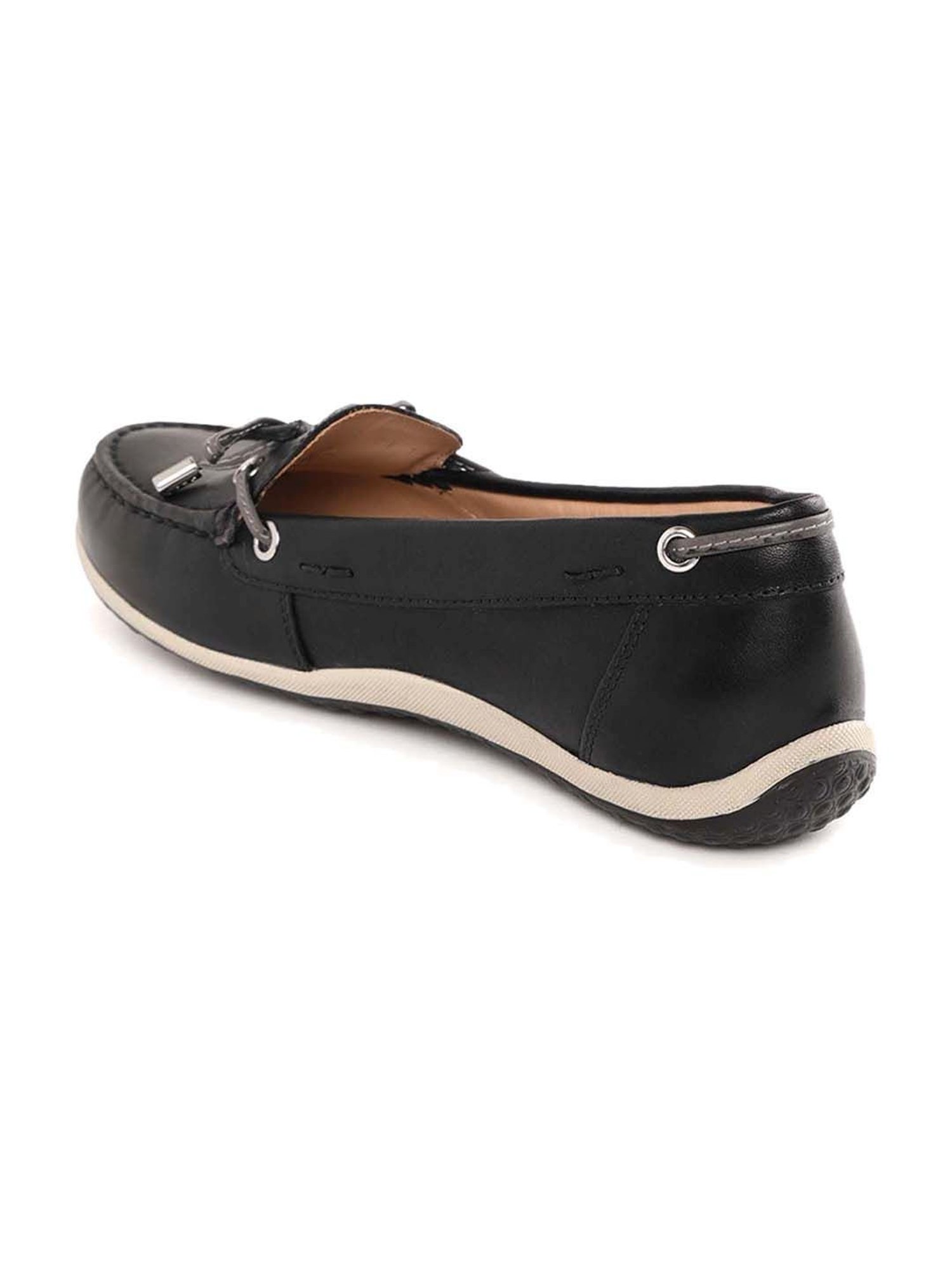Geox Women's Black Boat Shoes