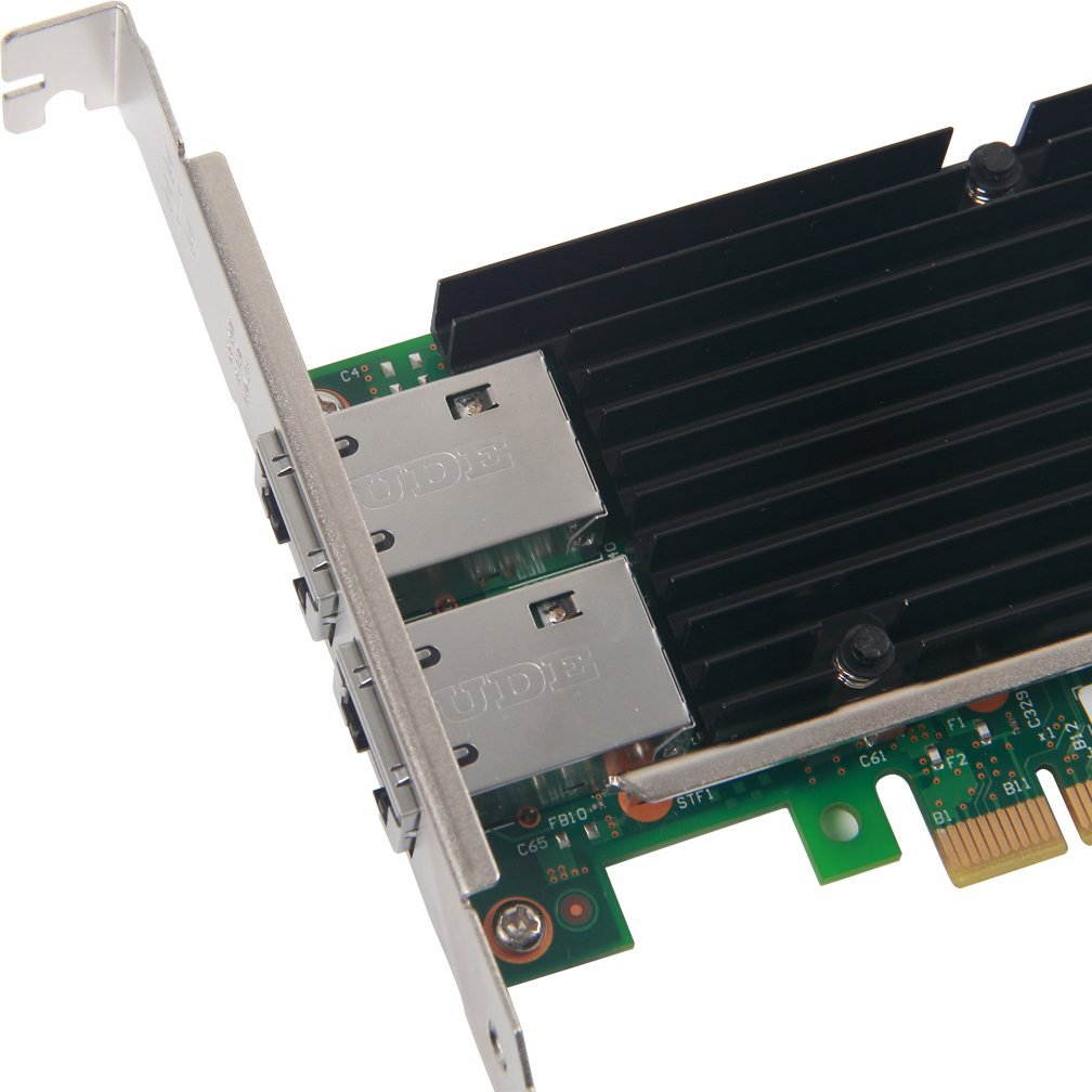 Ipolex 10GbE Intel X540-T2 Converged Network Adapter(CNA/NIC), Copper Dual RJ45 Port