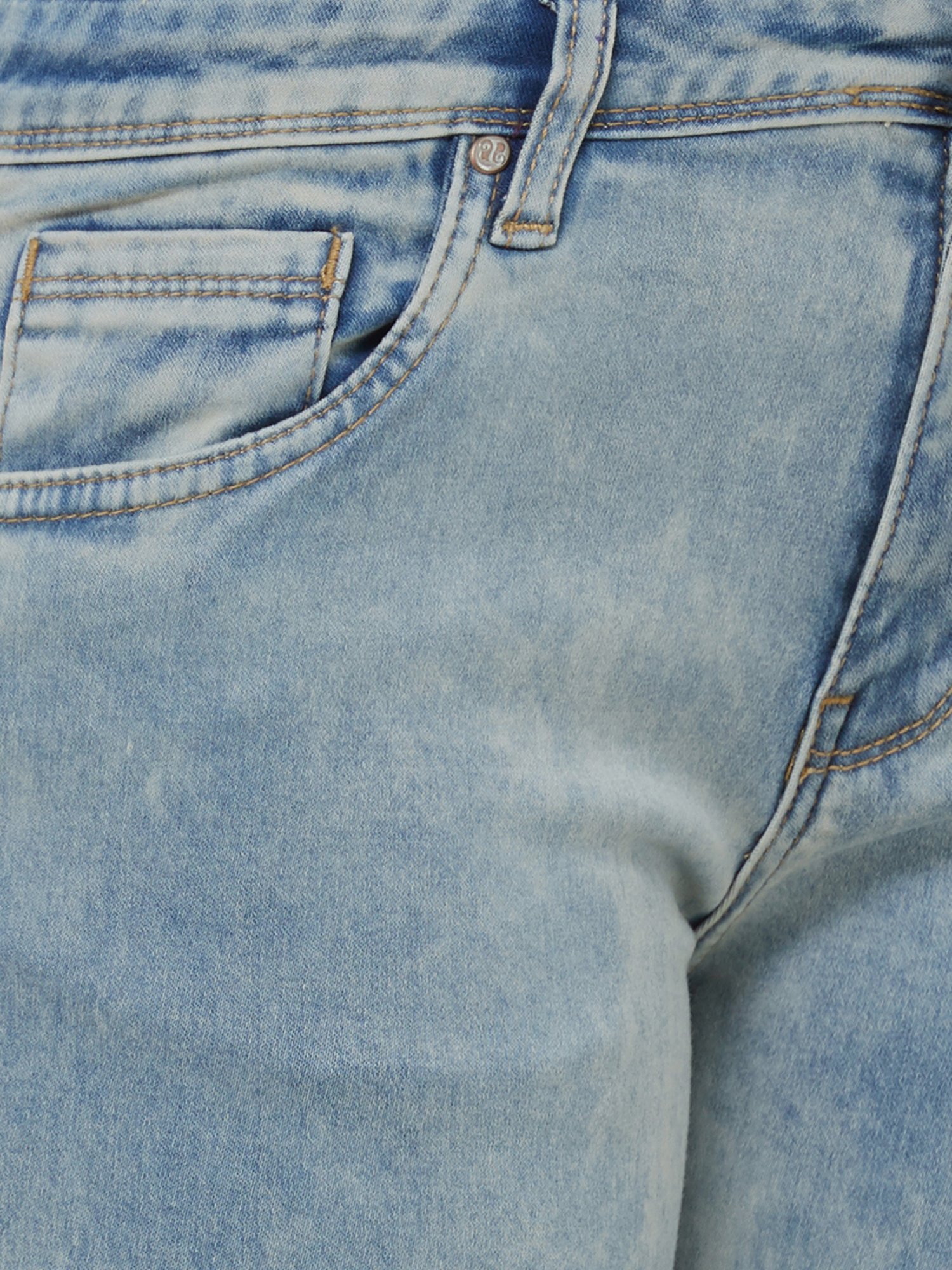 Fusion Beats Blue Cotton Jeans