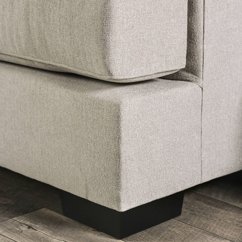 Weisham Upholstered Sectional Ivory/Red/Charcoal - HOMES: Inside + Out