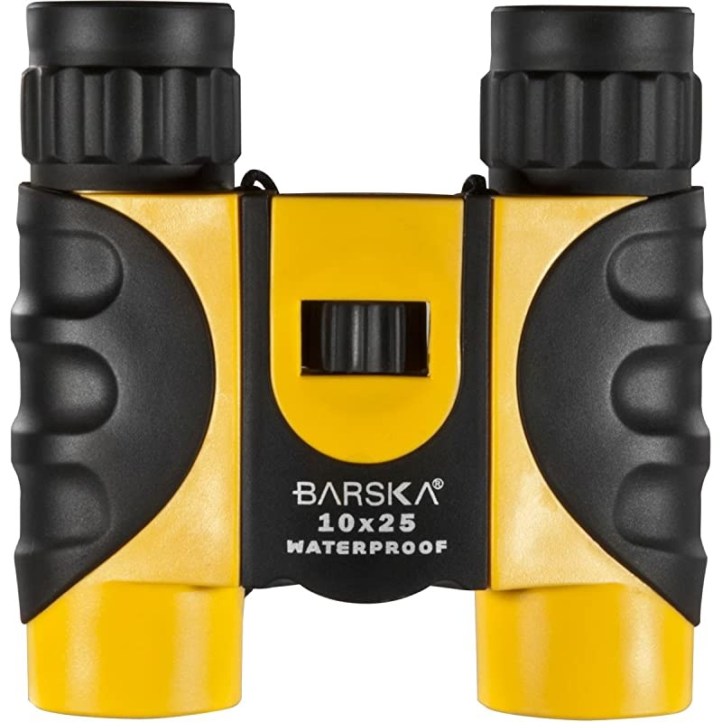 10x25 Compact Waterproof Binocular Yellow